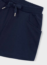 Scallop Pocket Shorts - Navy