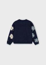 Jacquard Sweater - Flowers