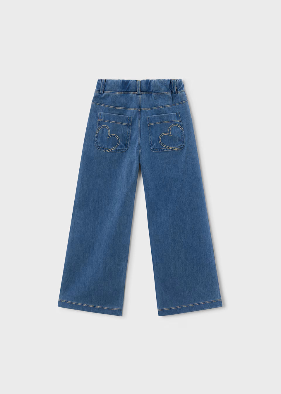 Heart Pocket Jeans - Light Denim