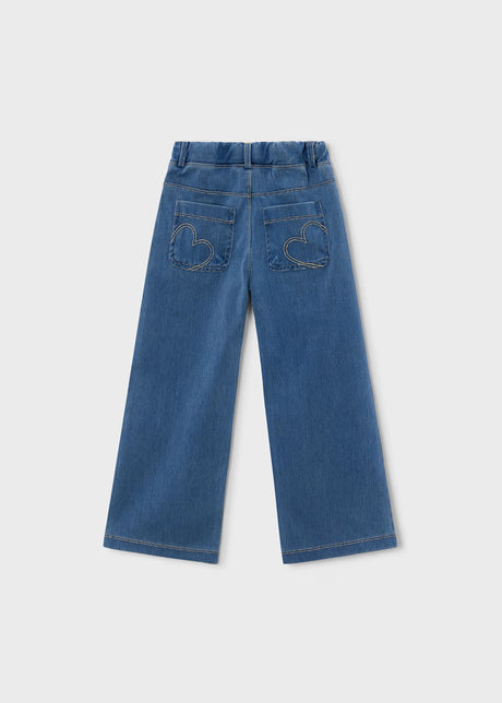 Heart Pocket Jeans - Light Denim