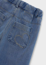 Heart Pocket Jeans - Light Denim