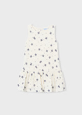 Knit Ruffle Dress - Bows