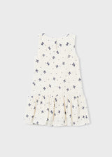 Knit Ruffle Dress - Bows