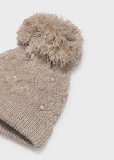Pom Pom Pearl Hat - Seed