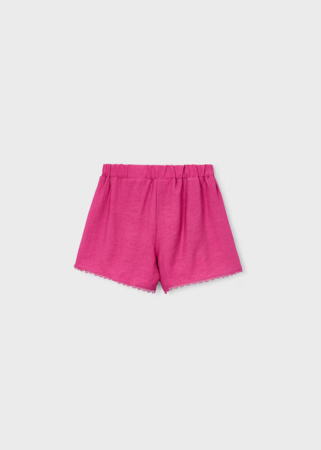 Pleated Shorts - Petal