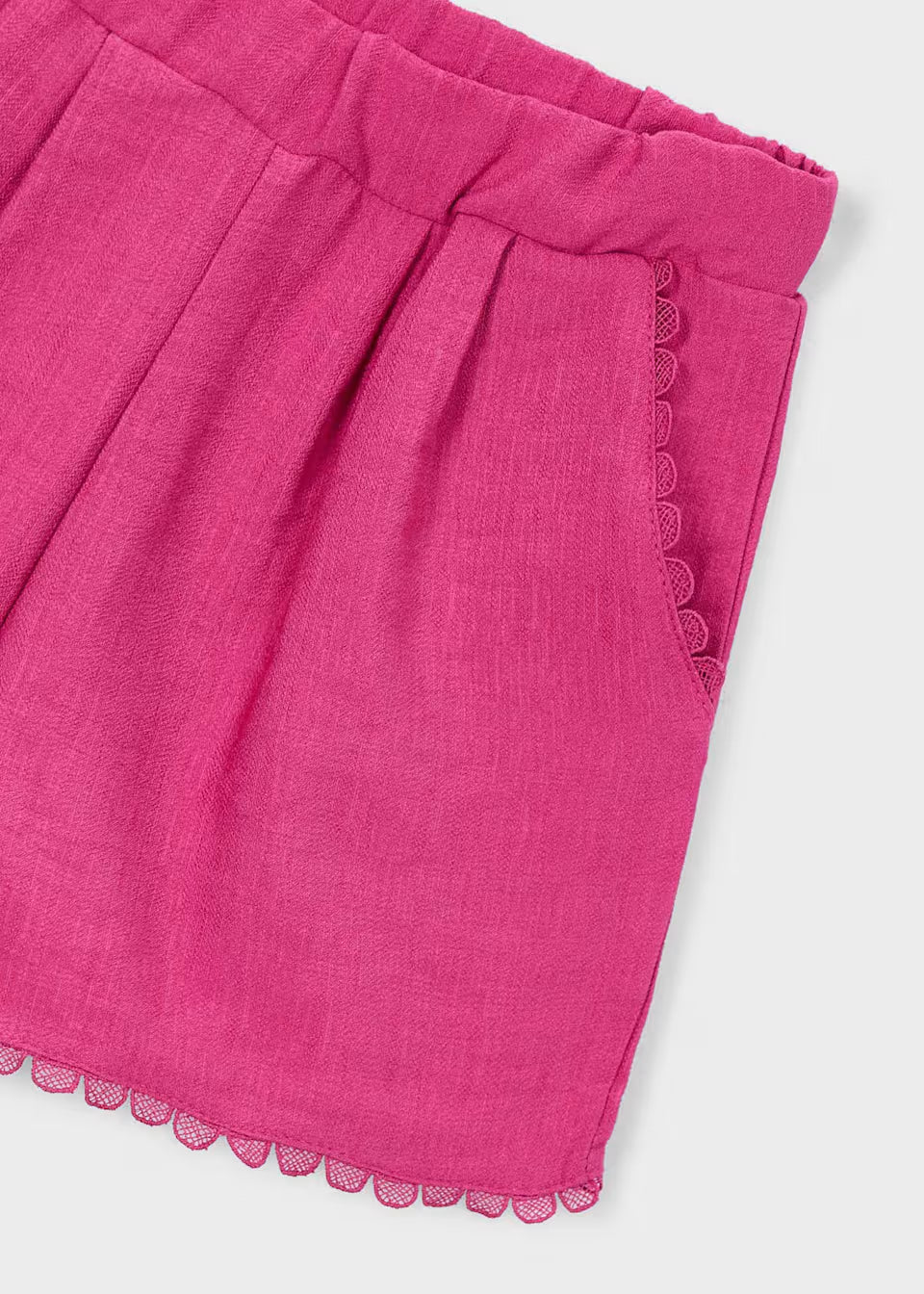 Pleated Shorts - Petal