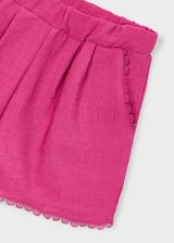 Pleated Shorts - Petal
