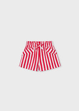 Pull On Pocket Shorts - Persimmon Stripe