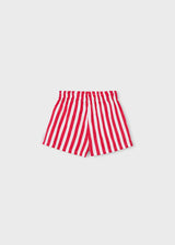 Pull On Pocket Shorts - Persimmon Stripe
