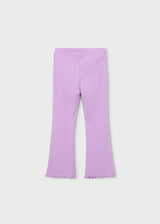 Rib Knit Flares - Lilac