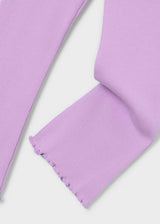 Rib Knit Flares - Lilac