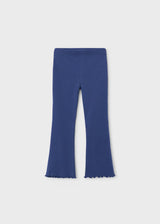 Rib Knit Flares - Porcelain