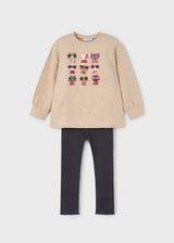 Graphic Pullover and Leggings - Cool Cats
