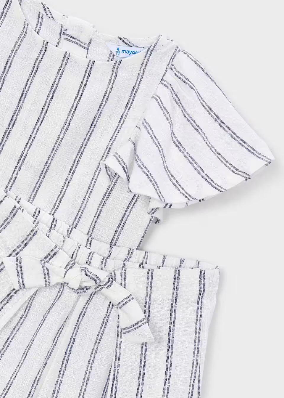 Striped Shorts Set - Porcelain