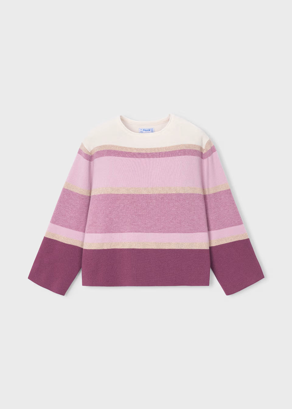 Striped Sweater - Violet