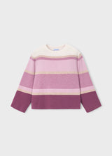 Striped Sweater - Violet