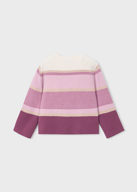 Striped Sweater - Violet