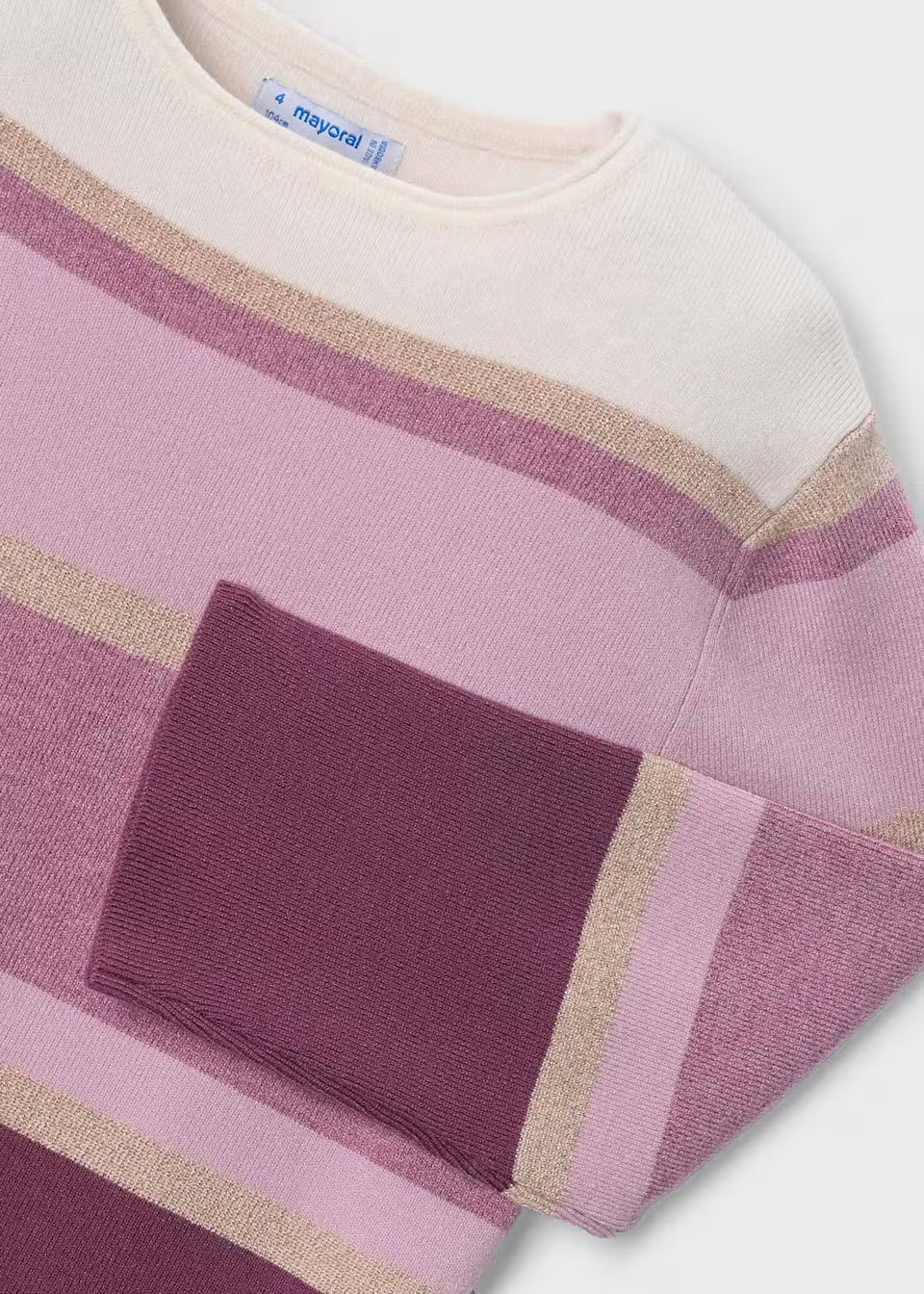 Striped Sweater - Violet