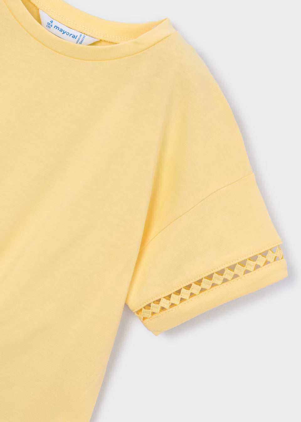 Tie Front Tee - Vanilla