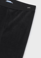Velour Leggings - Black