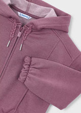 Zip Up Hoodie - Violet