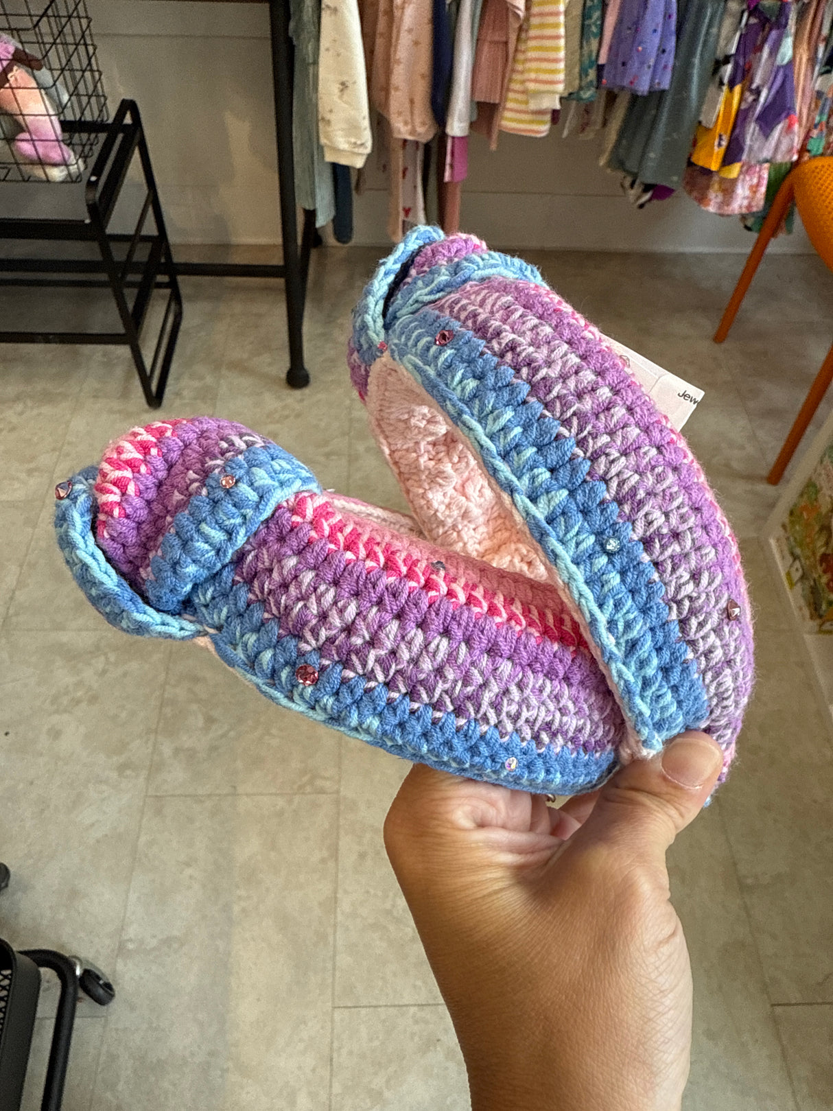 Jeweled Knot Headband - Crochet
