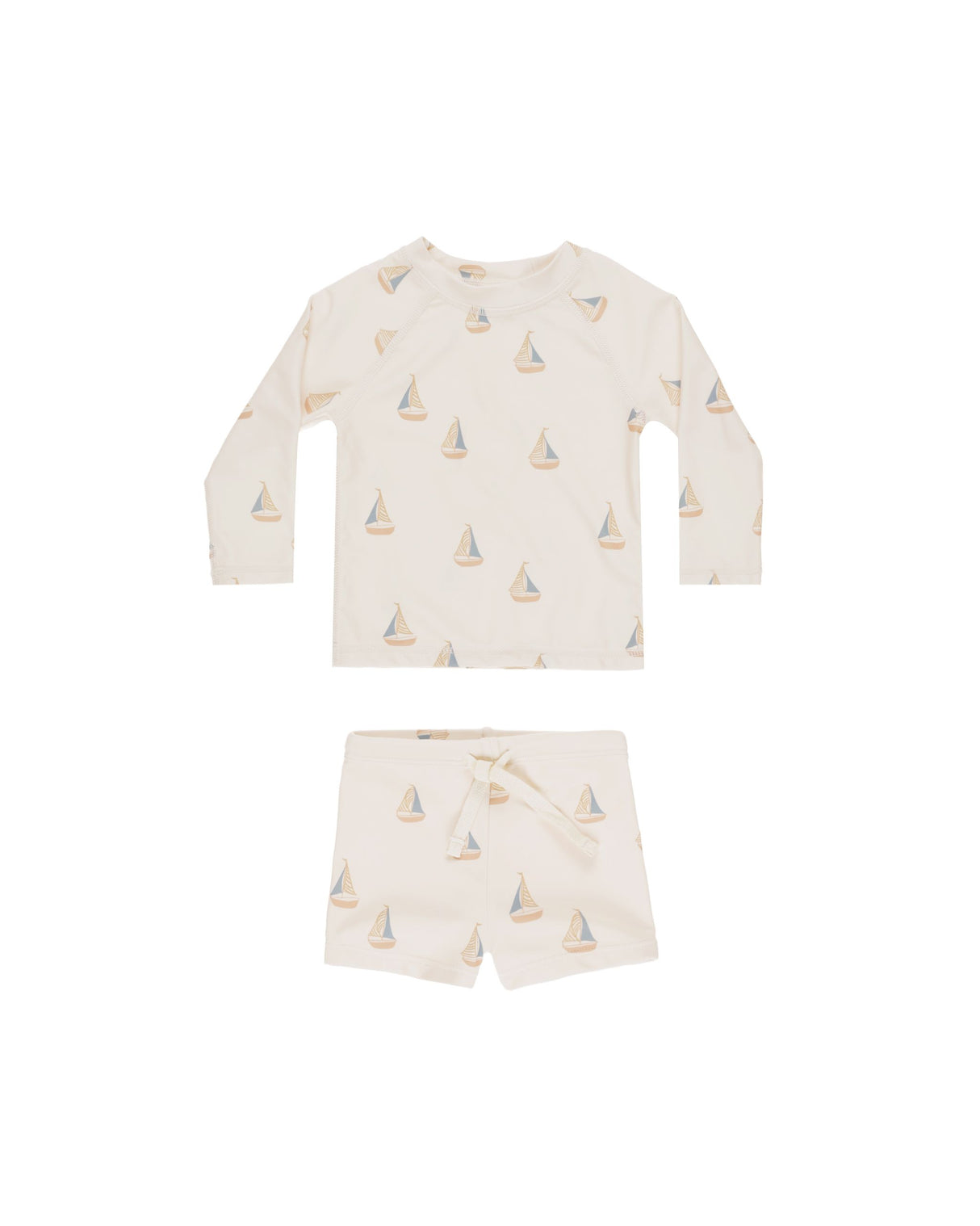 Rylee + Cru Rashguard Set - Sailboats