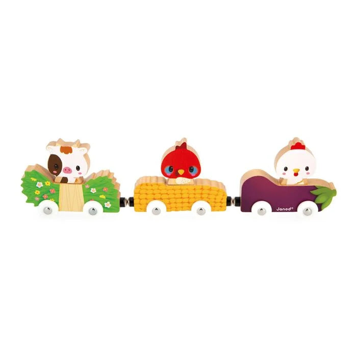 Magentic Farm Animal Train