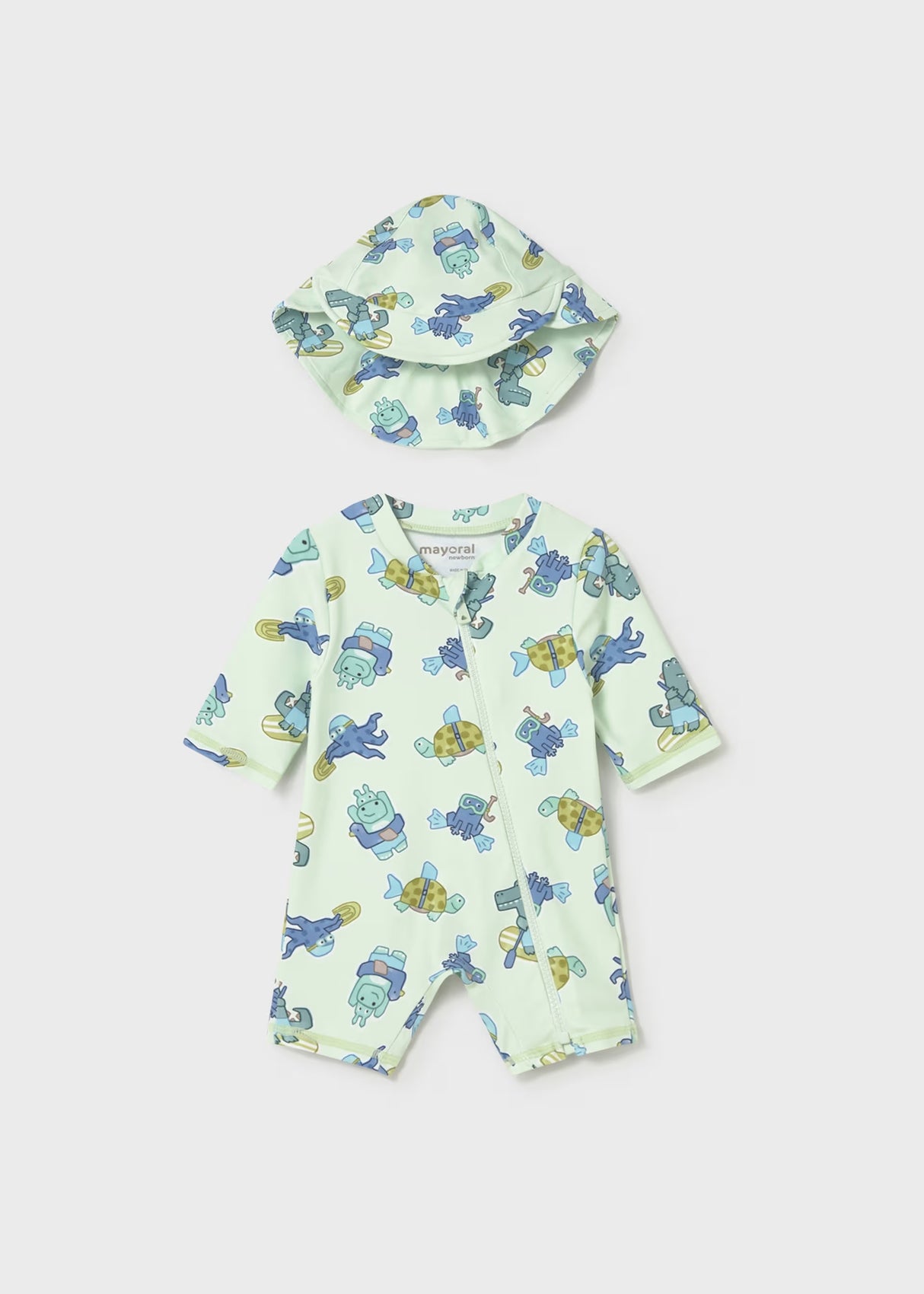 One Piece Rashguard and Hat - Swamp