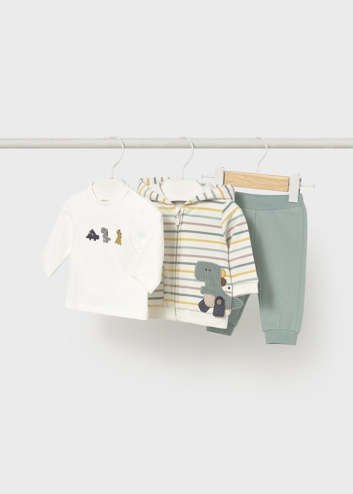 Tracksuit Set - Sage Dino