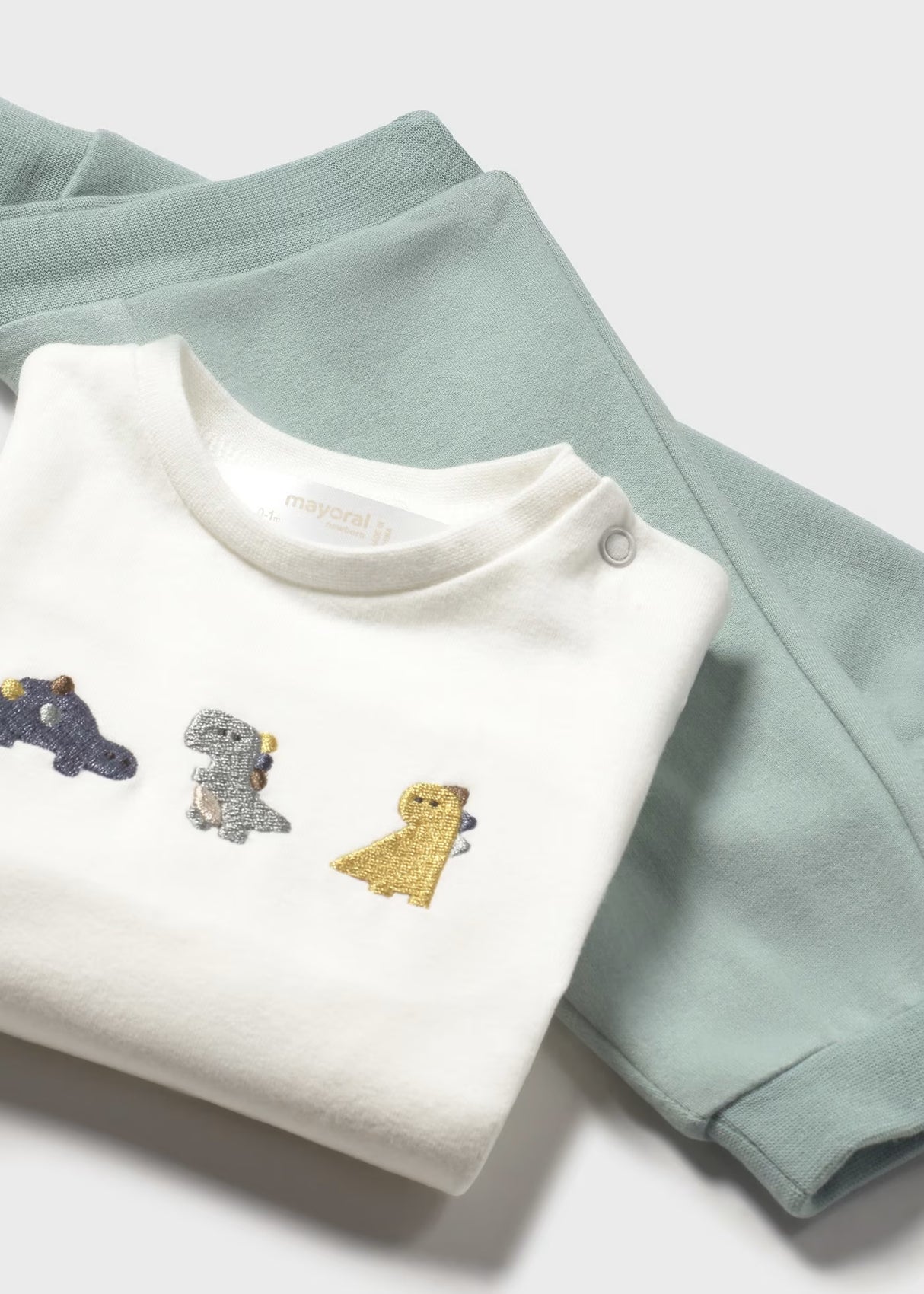 Tracksuit Set - Sage Dino