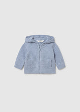 Knit Zip Up and Pants - Sky