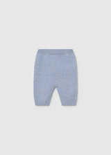 Knit Zip Up and Pants - Sky