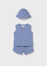 Tank Set and Hat - Boat Blue