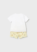 Short Sleeve Tee and Shorts - Safari