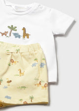 Short Sleeve Tee and Shorts - Safari
