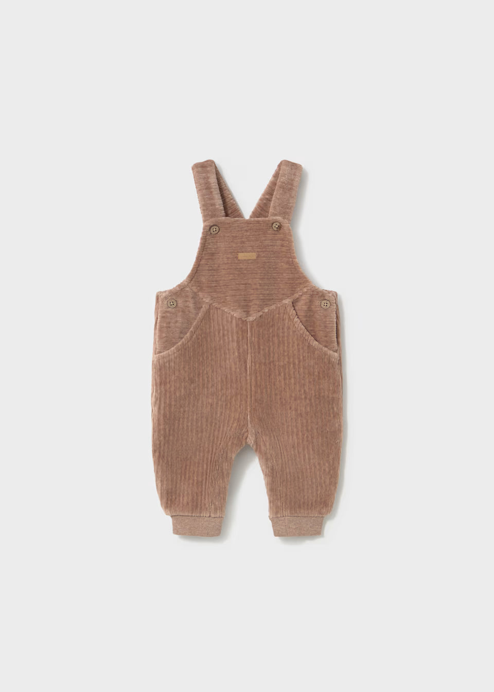 Soft Cord Overalls - Truffle