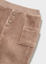 Soft Cord Cargo Pants - Truffle