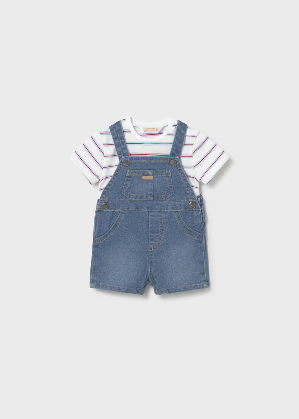 Dungarees and Tee - Denim