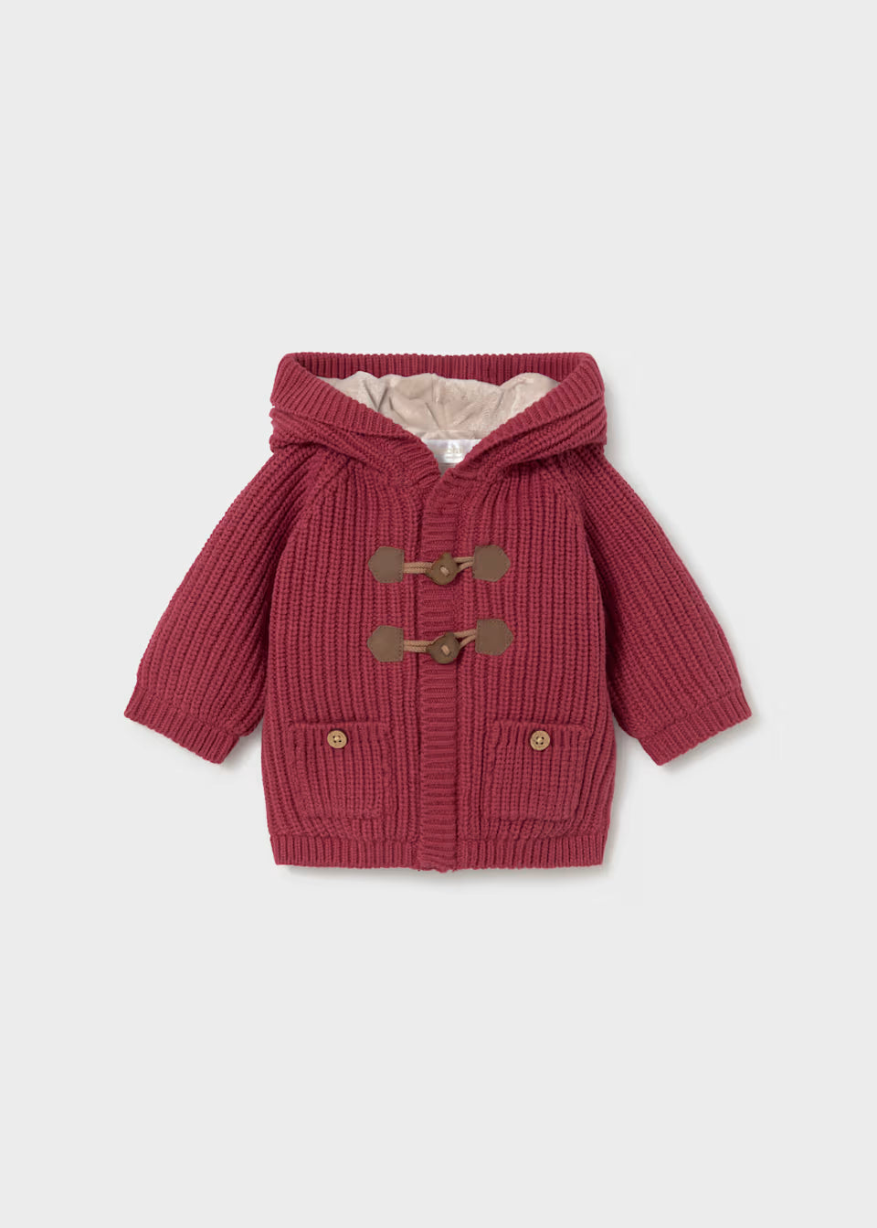 Lined Cardigan - Brick