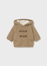 Fleece Lined Cardigan - Toffee