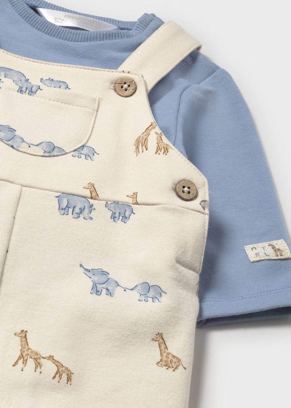 Dungarees and Tee - Safari