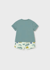 Short Sleeve Tee and Shorts - Frog
