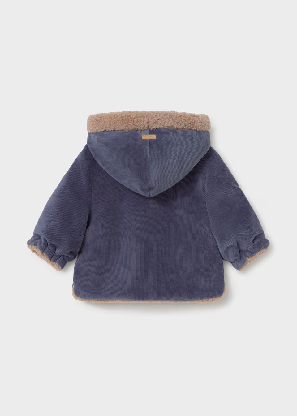 Reversible Sherpa Lined Zip Up - Indigo