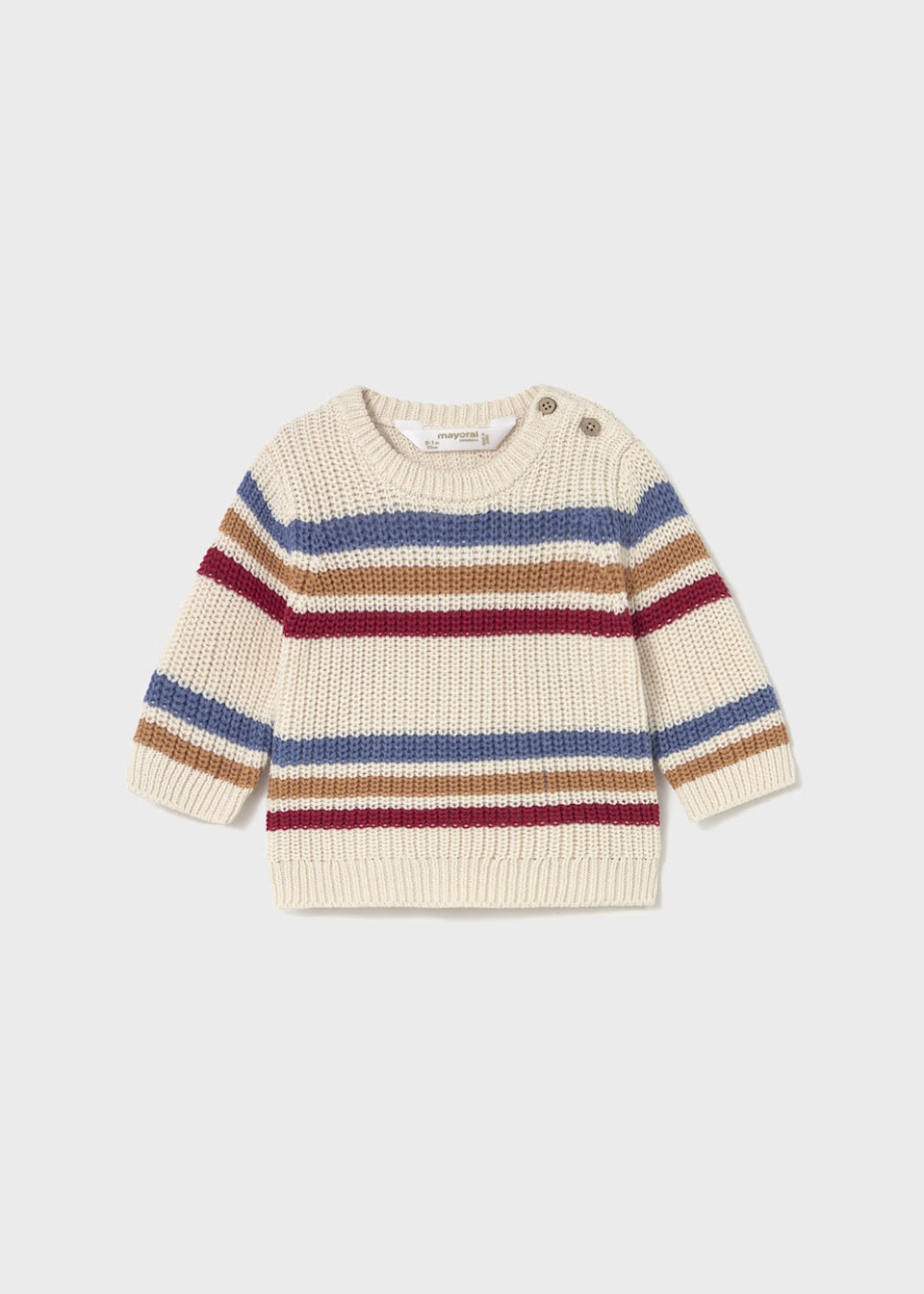 Knit Sweater - Primary Stripe