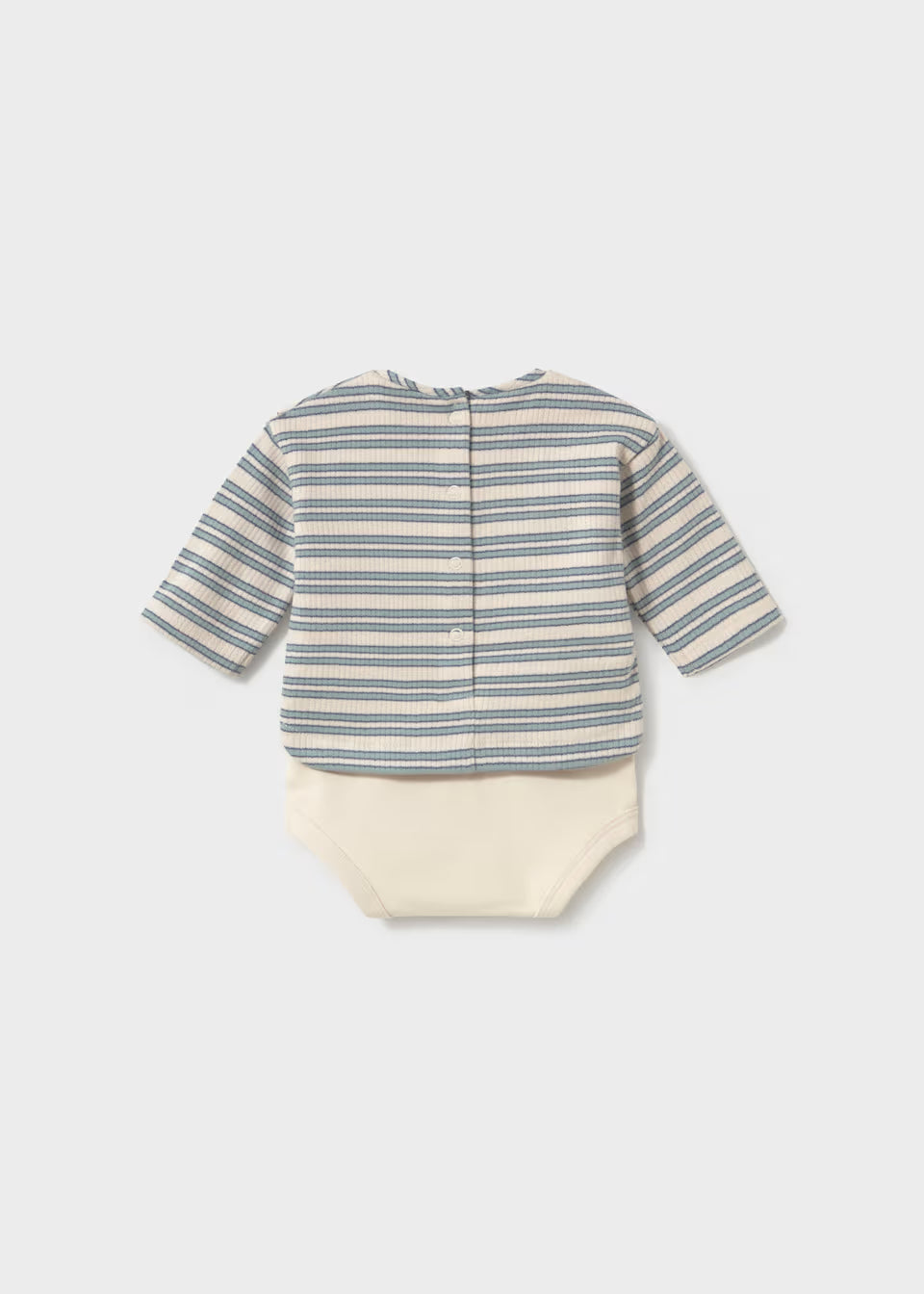 Henley Bodysuit - Ocean Stripe