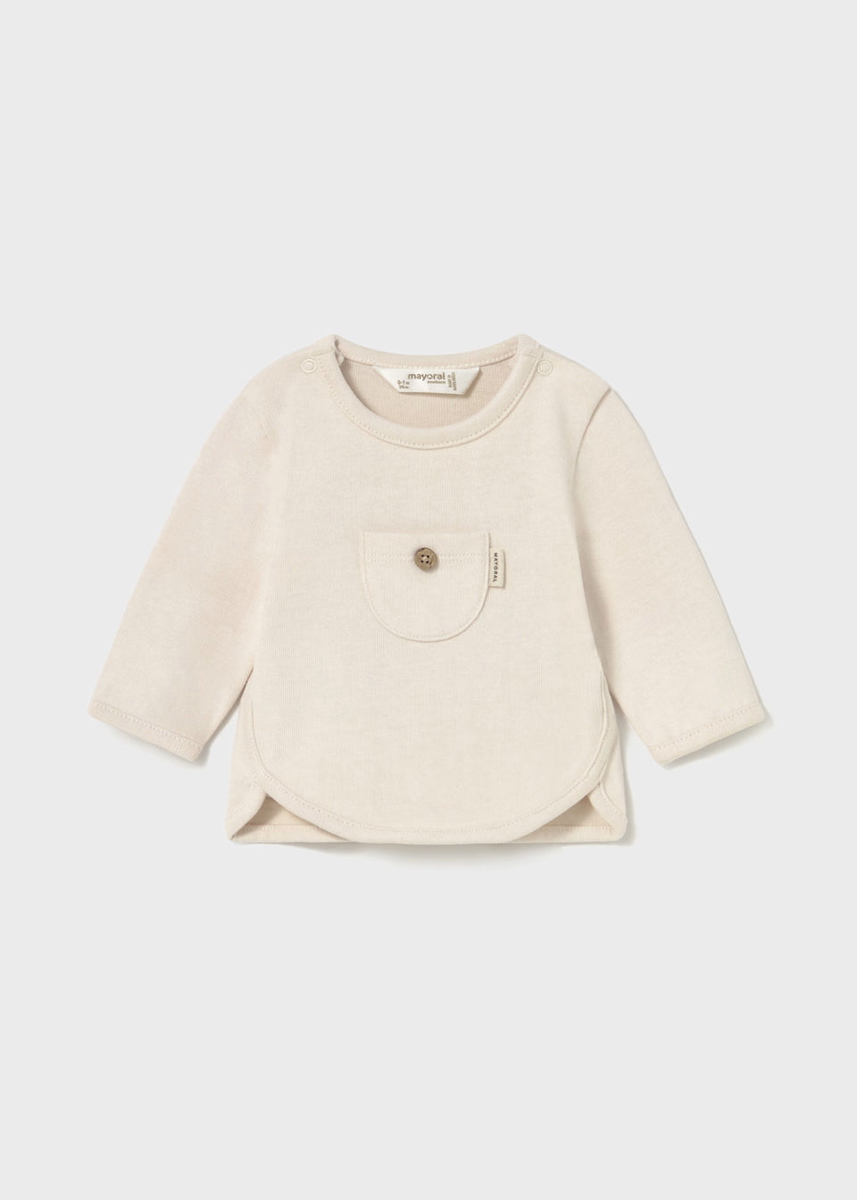 Long Sleeve Pocket Tee - Ceramic