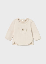 Long Sleeve Pocket Tee - Ceramic