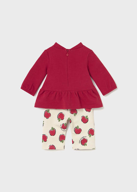 Pullover and Leggings - Apple