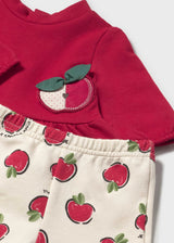 Pullover and Leggings - Apple